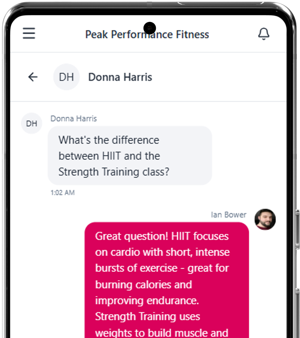 Communications mockup